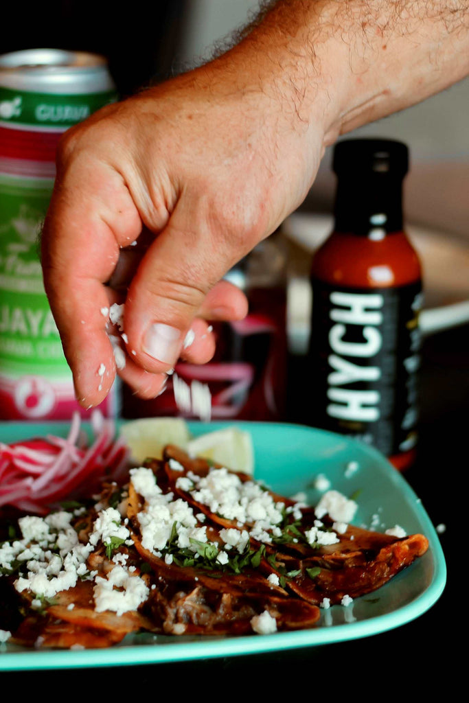 HYCH Guajillo Birria Tacos