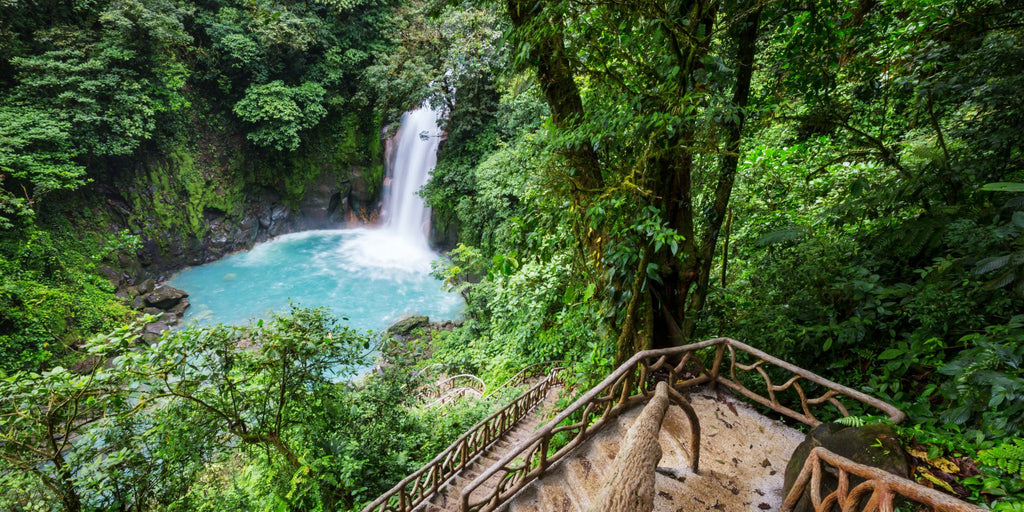 Costa Rica Hike Waterfall